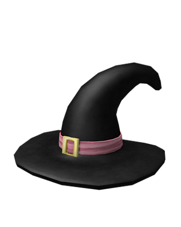 Pink and black witch hat clearance