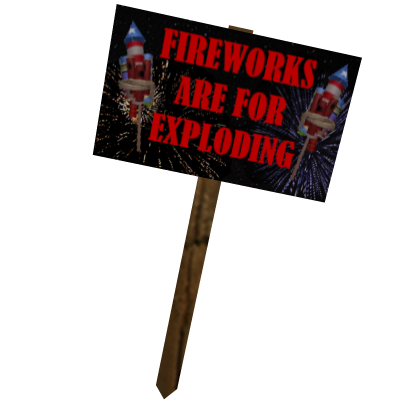Protest Sign Explode The Fireworks Roblox Wiki Fandom - protest sign roblox