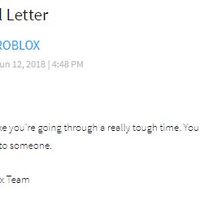 Roblox Suicidal Help Message Roblox Wikia Fandom - roblox number to call to talk to someone