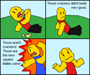 "Those aren't crackers!"