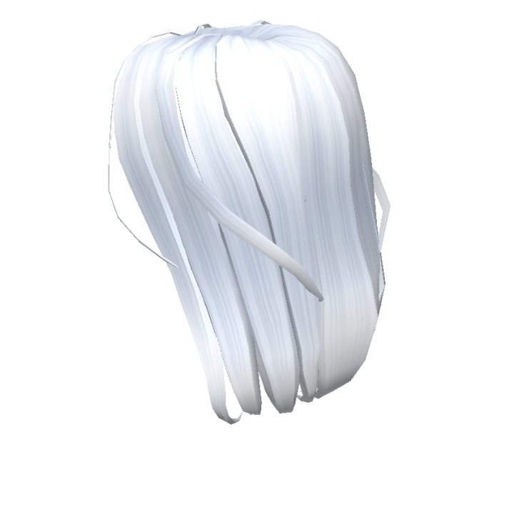 Messy White Hair, Roblox Wiki