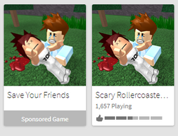 Deceptive Advertising Roblox Wiki Fandom - what is roblox sponsored games