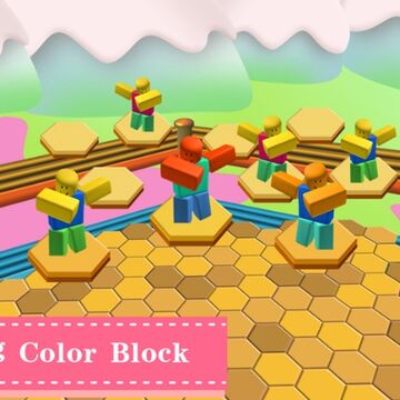 Falling Color Block Roblox Wiki Fandom - color roblox game