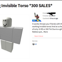 Scam Gallery Roblox Wikia Fandom - ban invisible torso shirts ads website features roblox