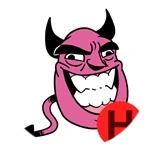 Break In Devil Egg hardcore Badge