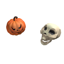 EvilPumpkin&FriendlySkeleton