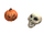 Evil Pumpkin & Friendly Skeleton