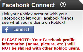 Tutorial Facebook Connection Set Up Process Roblox Wikia Fandom - connexion roblox