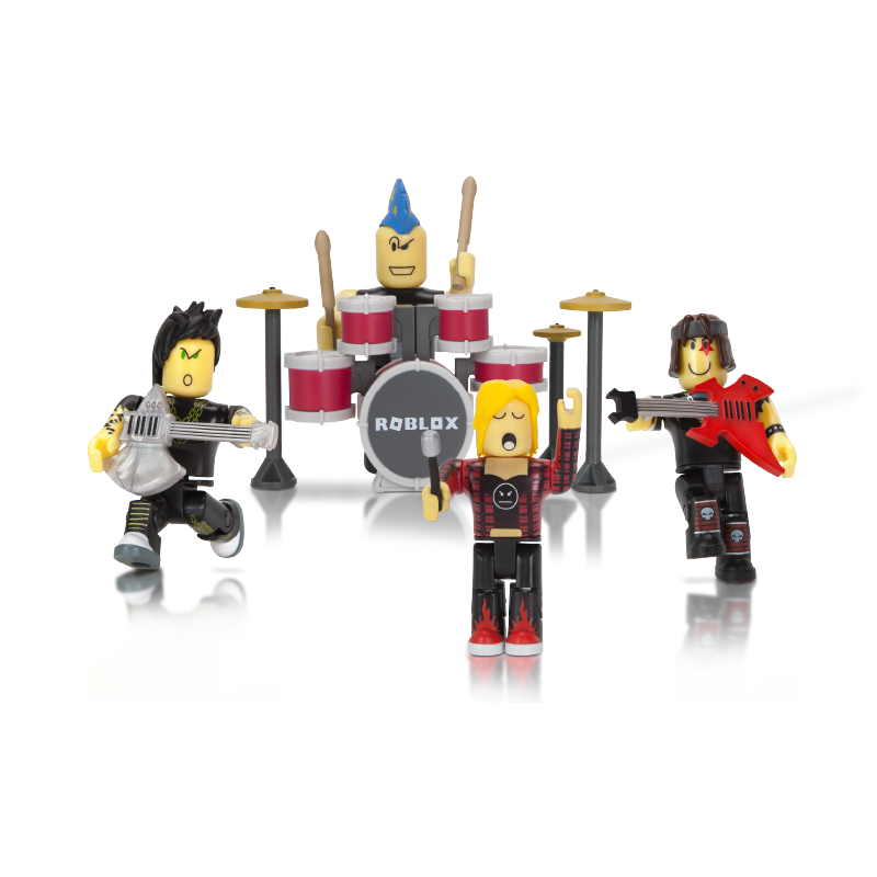 Roblox Action Collection - Dominus Dudes Four Figure Pack [Includes  Exclusive Virtual Item]