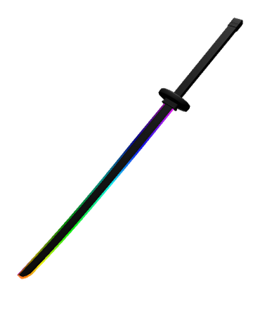 Cartoony Rainbow Katana Roblox Wiki Fandom - rainbow sword roblox