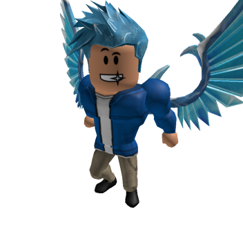 Big Crazy Blue Hair, Roblox Wiki