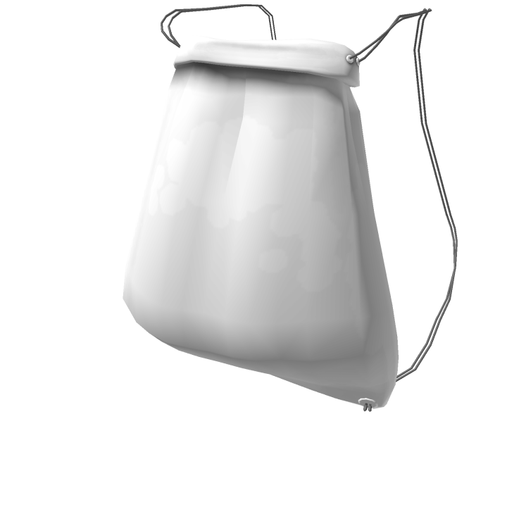 White Drawstring Bag Roblox Wiki Fandom - bag roblox id