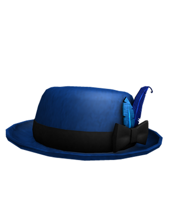 The Most Fabulous Blue Pork Pie Hat Roblox Wiki Fandom - roblox blue hat with crazy big ear flaps