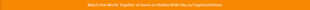 The orange banner which was used on select pages to promote the event's premiere.