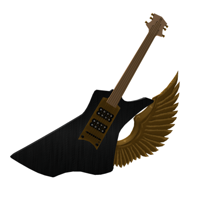 Winged Guitar Roblox Wiki Fandom - roblox guitar gear