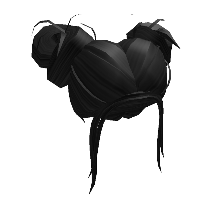 Catalog Black Trendy Messy Buns Roblox Wikia Fandom - messy white hair roblox id