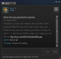 Forisban asking JJ5x5.