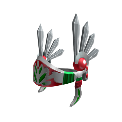 A popular virtual valkyrie hat from the popular game roblox