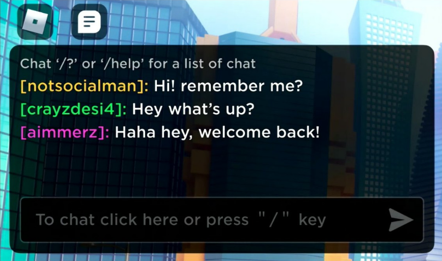 Messages, Roblox Wiki