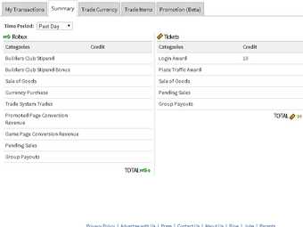 Pending Sales Roblox Wikia Fandom - how long does robux stay in pending sales