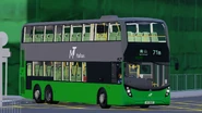 71B綫用車ADL Enviro500 MMC（5236/VN5001）正駛入南山邨