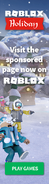 The second ad for the Roblox Holiday 2017 event.