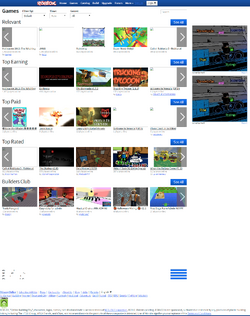 Timeline Of Roblox History 2013 Roblox Wiki Fandom - old roblox game page