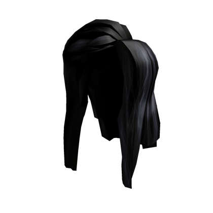 Pretty long black hair - Roblox