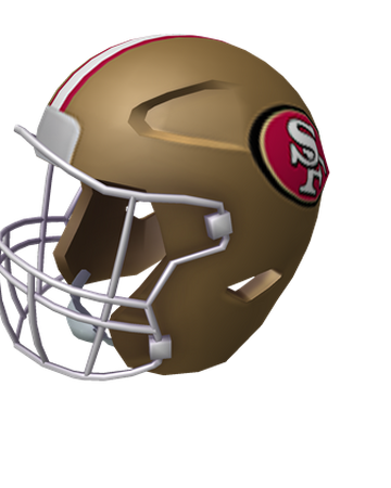 San Francisco 49ers Helmet Roblox Wiki Fandom - golden football helmet roblox wiki