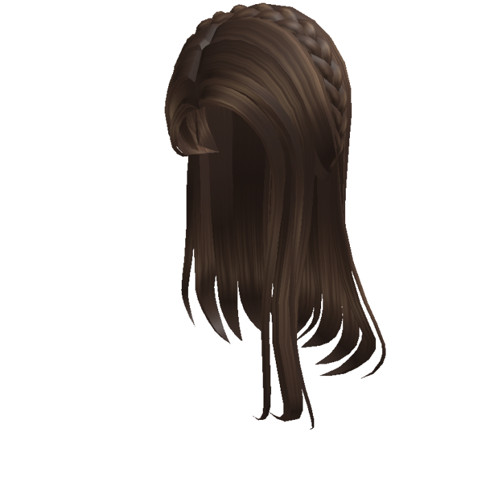 Brown Straight Hair With Braid Tiara Roblox Wiki Fandom - roblox braded hair