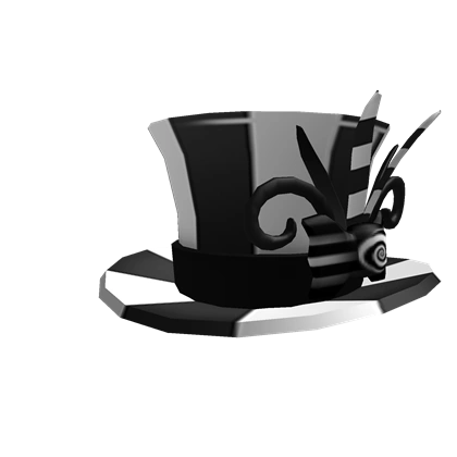 Catalog Black White Top Hat Roblox Wikia Fandom - black white top hat roblox