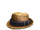 Blue Banded Straw Fedora