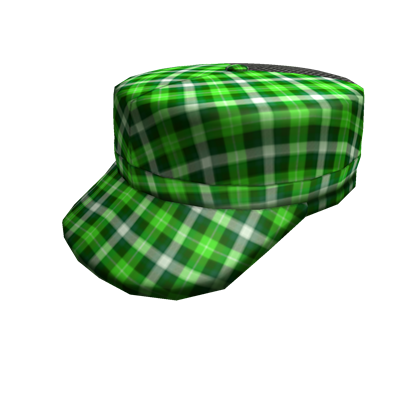 Bright Green Plaid Cap Roblox Wiki Fandom - roblox green hat