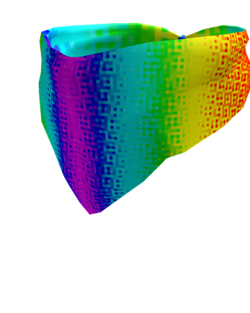 Rainbow Pixels Bandana Roblox Wiki Fandom - roblox rainbow gui