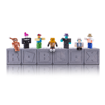 Roblox Toys Roblox Wikia Fandom - a selection of roblox toys are seen on a display at the