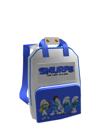 Catalog Smurf Backpack Roblox Wikia Fandom - blue smurf roblox