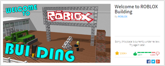 Community Roblox Welcome To Roblox Building Roblox Wikia Fandom - roblox building game tutorial