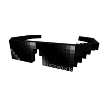 8 bit extra extra black shades roblox