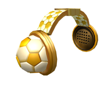 Golden Soccer Headphones 