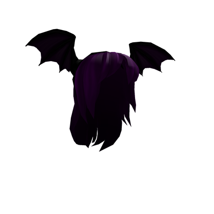 Catalog Bat Headband With Purple Hair Roblox Wikia Fandom - roblox purple hair