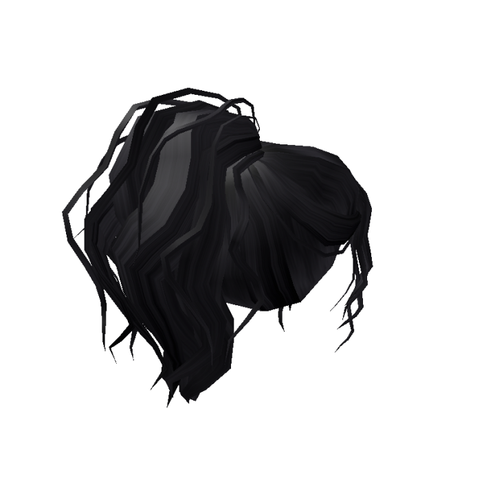 Catalog Black Natural Trim Pony Roblox Wikia Fandom - black ponytail roblox hair