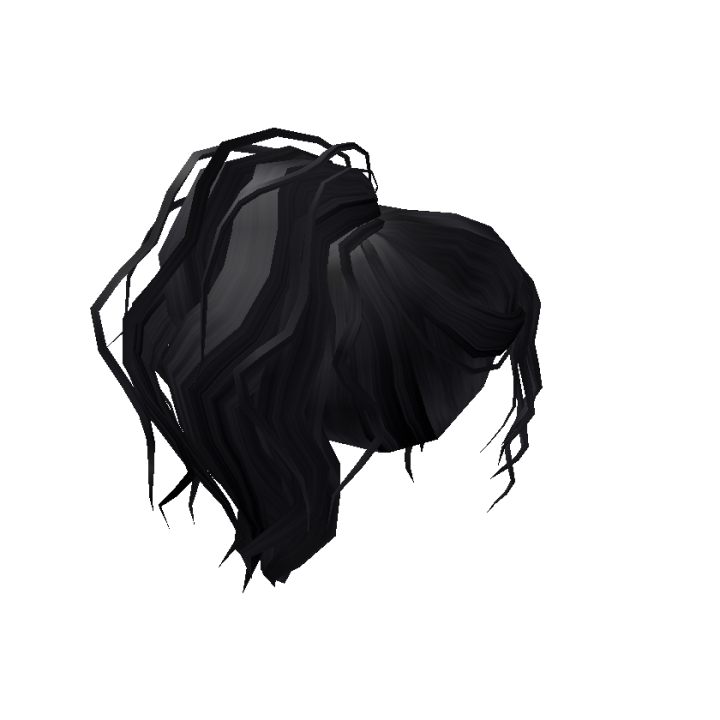 Catalog Black Natural Trim Pony Roblox Wikia Fandom - black hair ponytail roblox hair id roblox id black