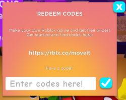 Build It Play It The Island Of Move Roblox Wiki Fandom - roblox net co redeem