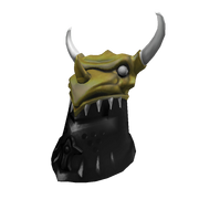 Golden Dragon Skulled Helm