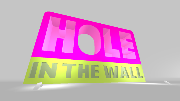 Hole In The Wall Roblox Wiki Fandom - roblox wall