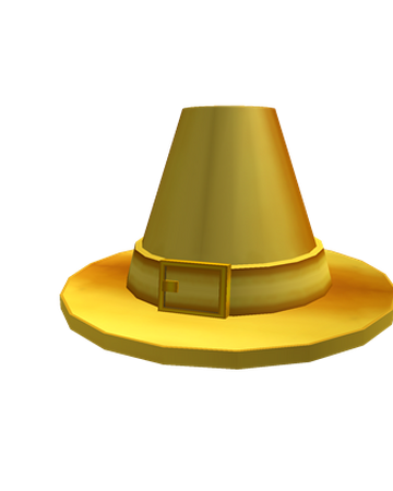 Catalog Golden Pilgrim Hat Roblox Wikia Fandom - how to get golden pilgrim hat in roblox thanksgiving turkey hunt 2013