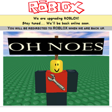 Maintenance Roblox Wikia Fandom - roblox sign up for roblox