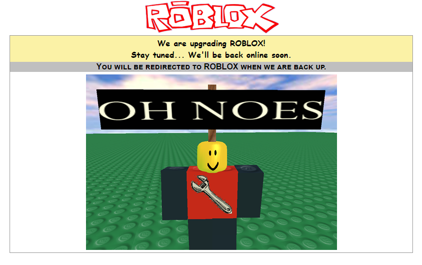 Maintenance Roblox Wiki Fandom - why is roblox shut down right now