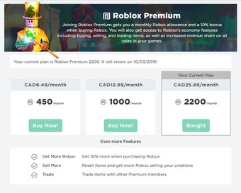 Roblox Premium Roblox Wikia Fandom - how much does roblox cost and the packages