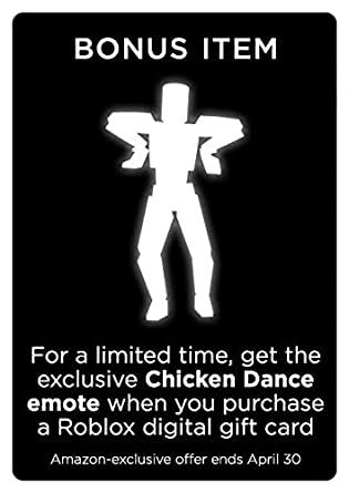Catalog Chicken Dance Roblox Wikia Fandom - a block in time roblox emotes robux card codes redeem